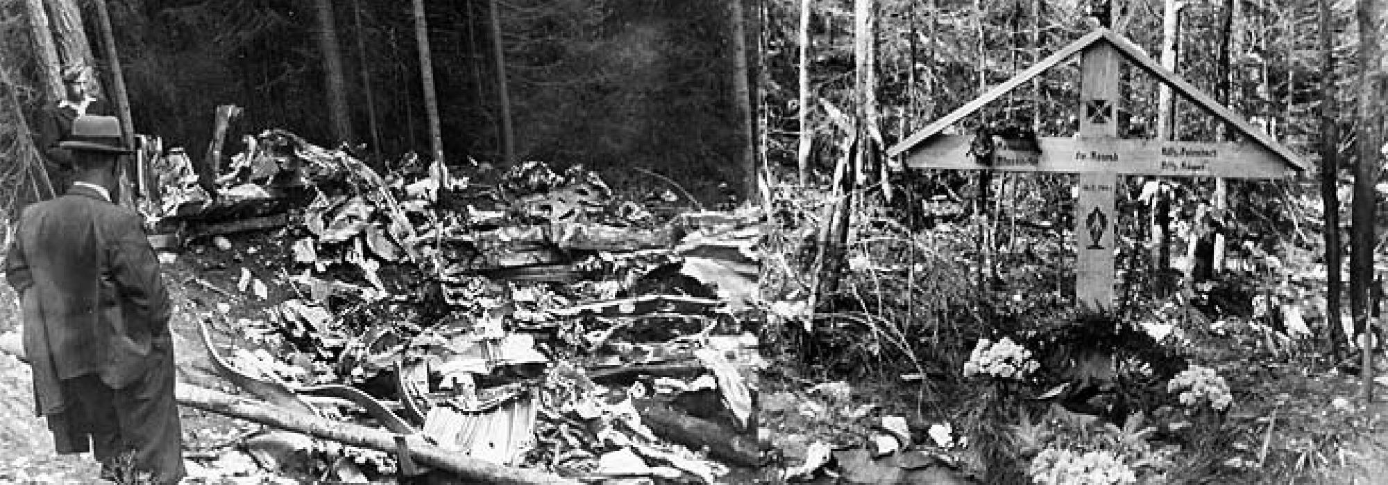 Tur til flyvraket på Onsberget