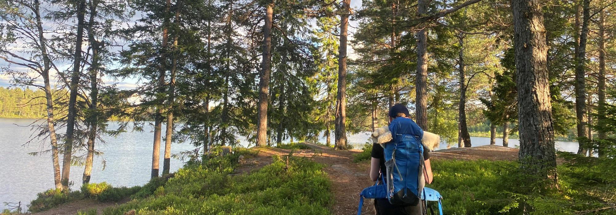 Svaraberget og Klattertjernene fra Grua