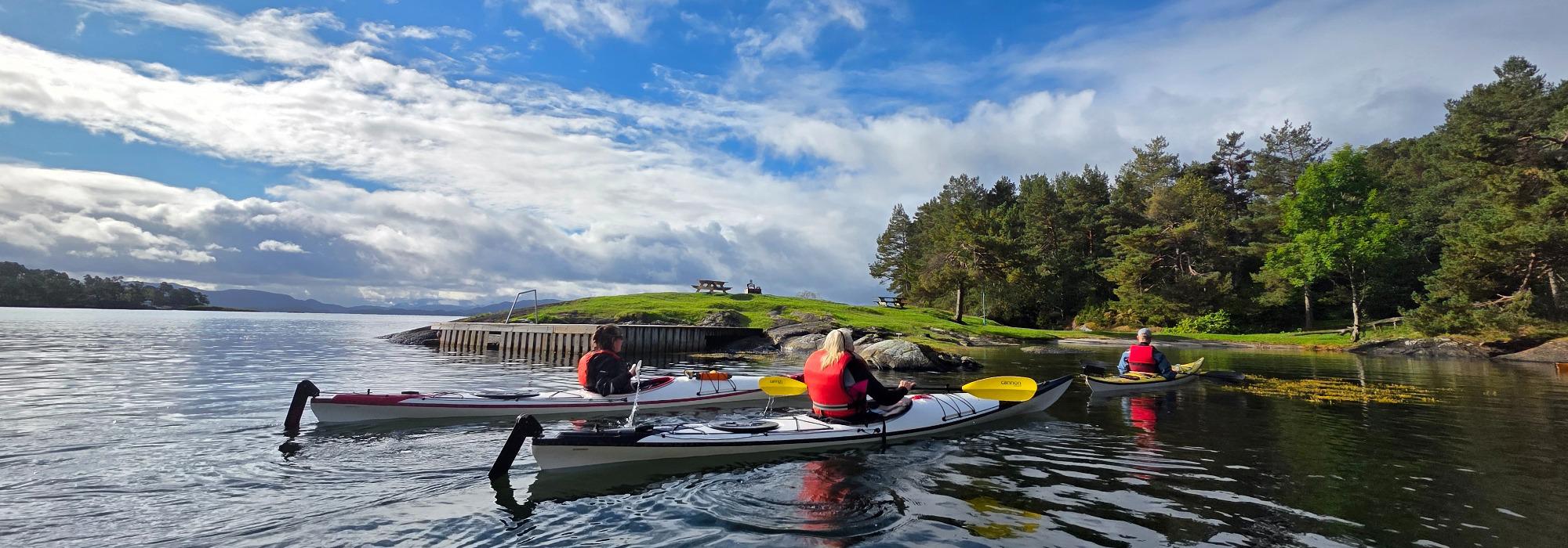 Kajakkperle! Tur i Søre øyane i Bjørnafjorden