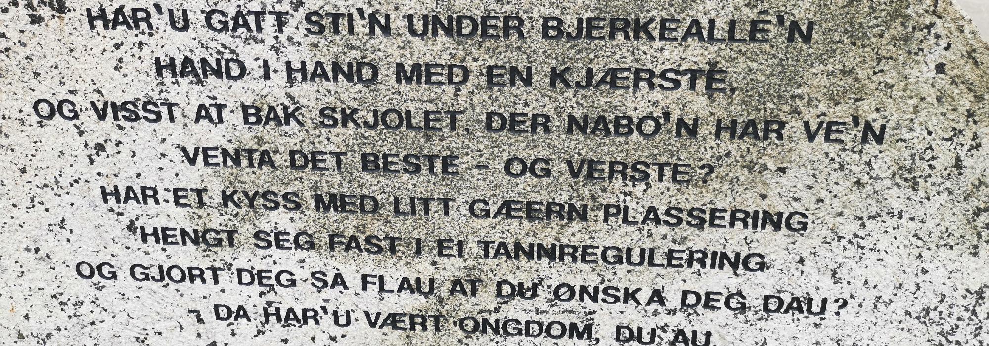 Seniorgruppa:  Tur i Poesiparken