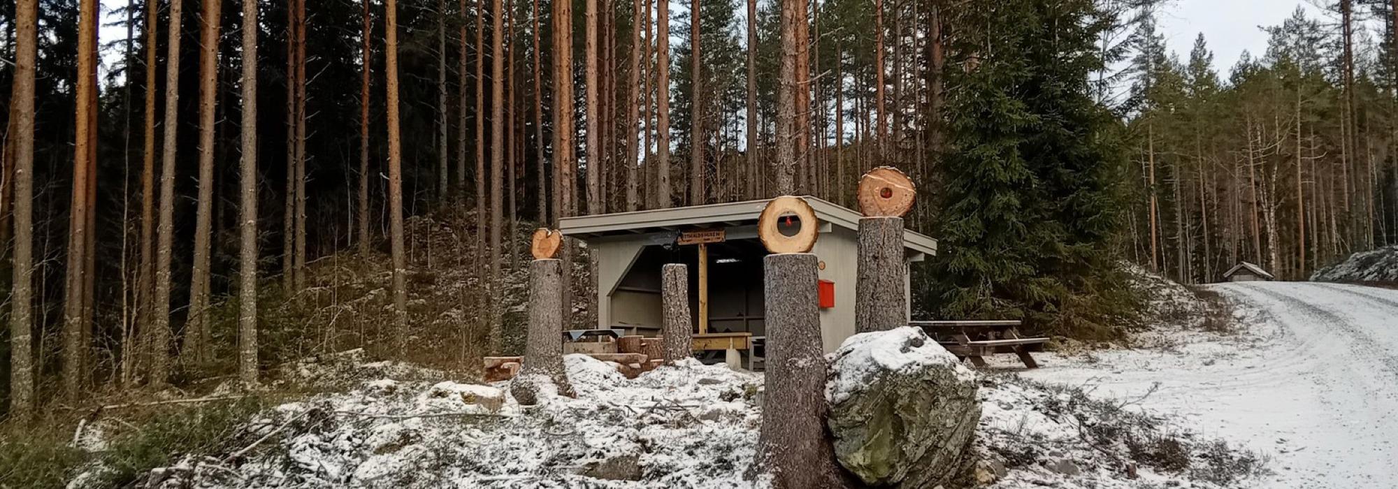 Julegløggtur til gapahuken på Atthaldsdammen