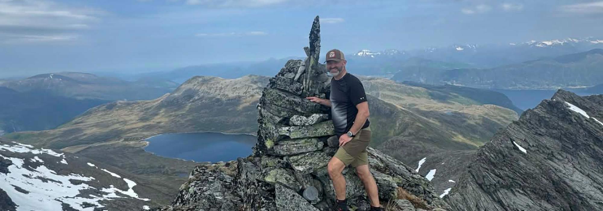 Søndagstur til Trollvasstinden, Dalsfjorden i Volda