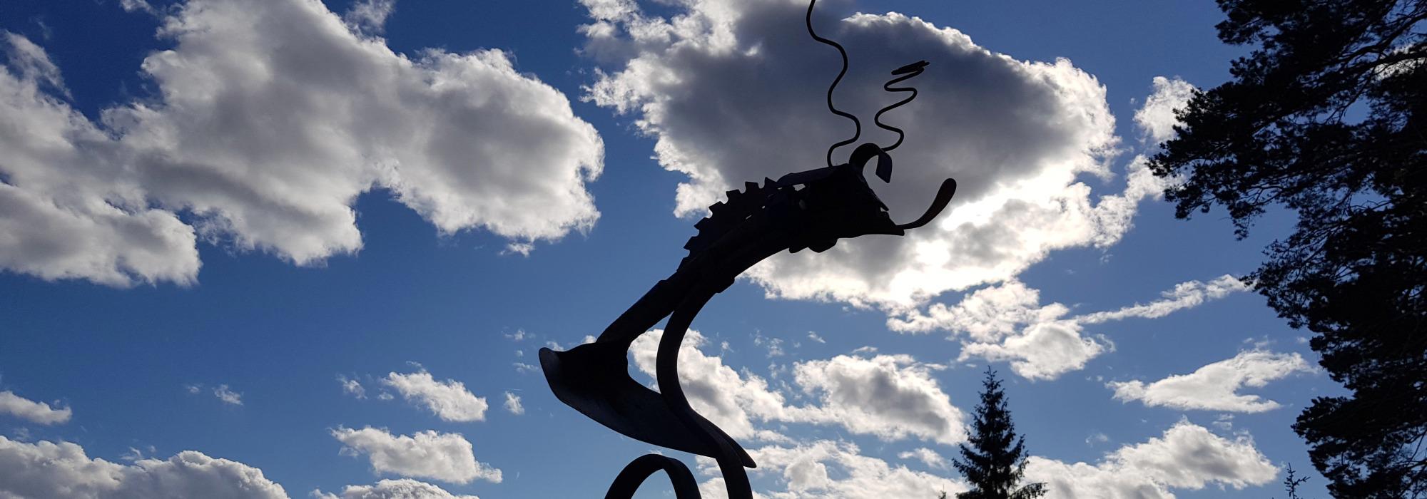 Etter-jobb-tur til Pyramiden på Fåberg