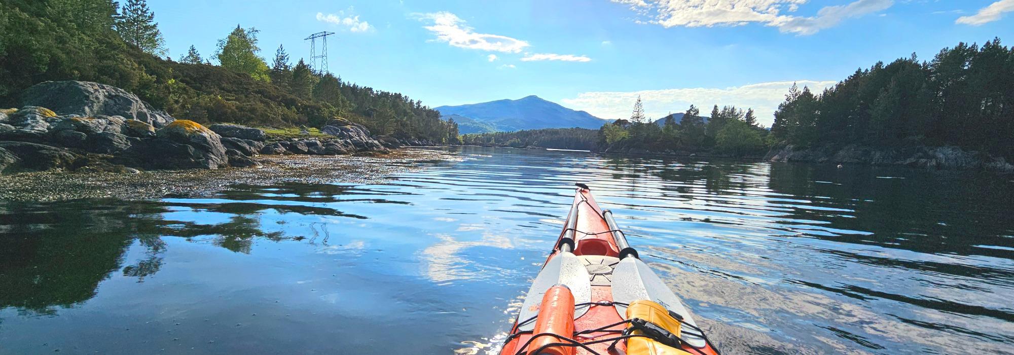 Padletur ved Kjeldsund