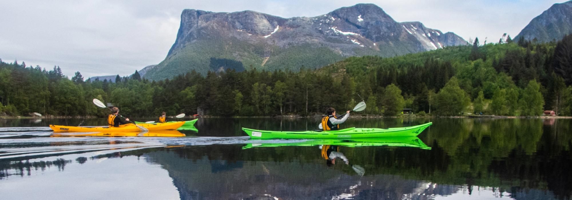 Oppfriskingstur i kajakkpadling