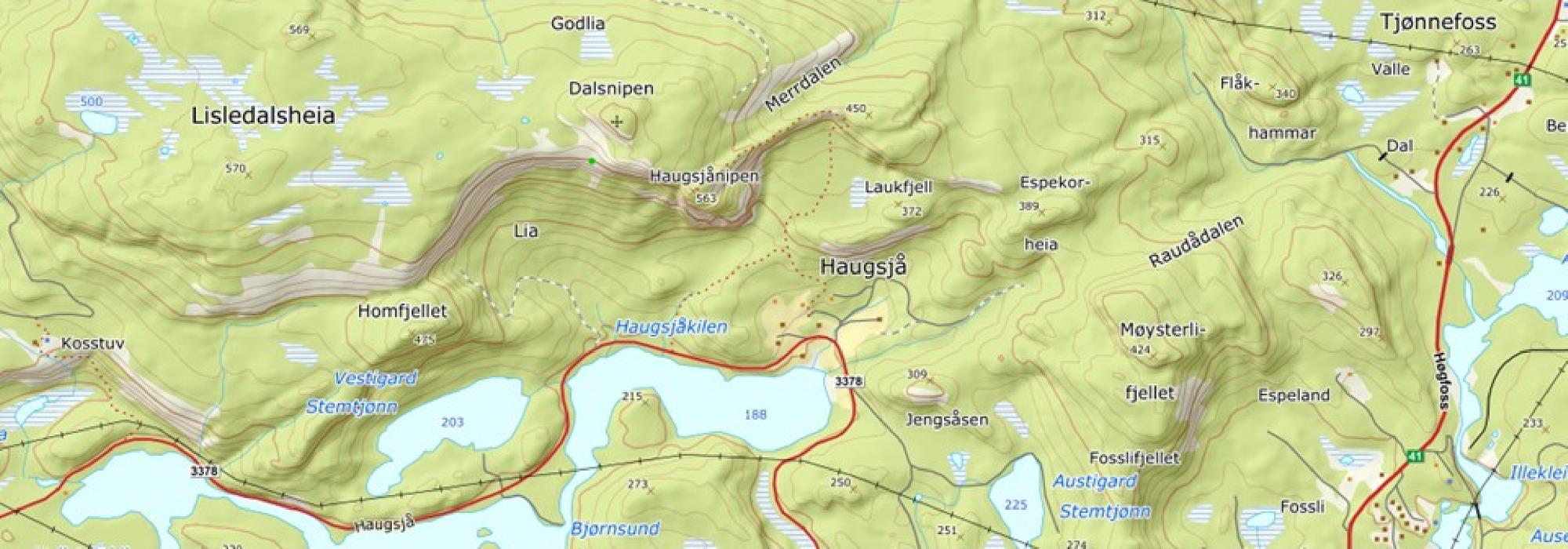 Onsdagstur til Haugsjånipen 563 moh i Nissedal