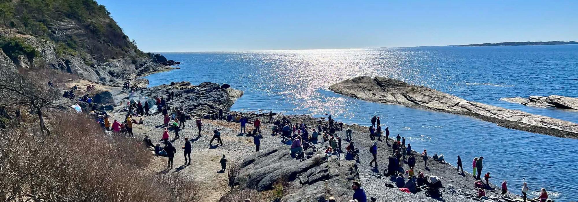 Påskeeggjakt med Barnas turlag Bamble