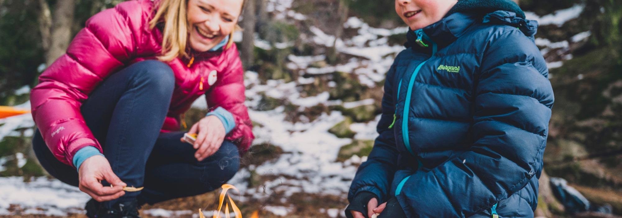 Båltenningstur med Barnas Turlag Leikanger