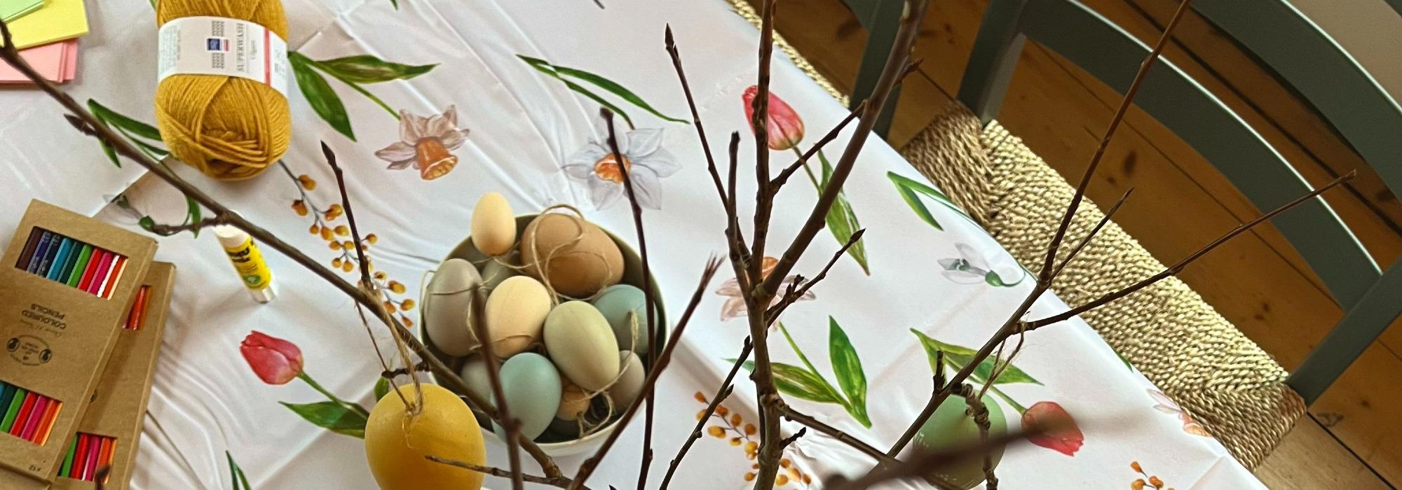 Påskeverksted for barn, på Breivoll Gård