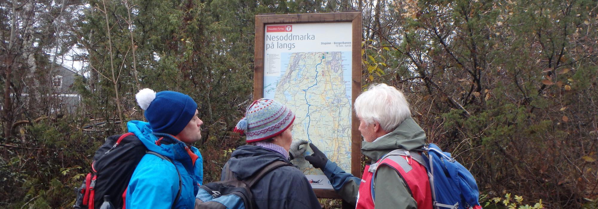 Nesoddmarka på langs vår 2026