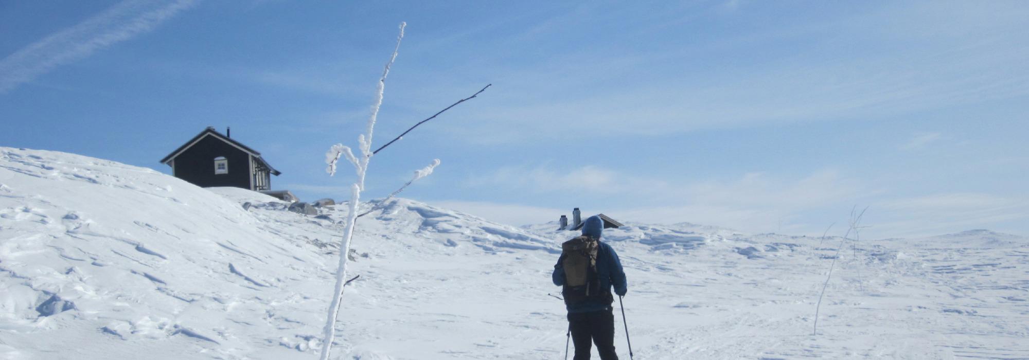 Skitur fra Breistølen til Bjordalsbu og Raudbergnuten