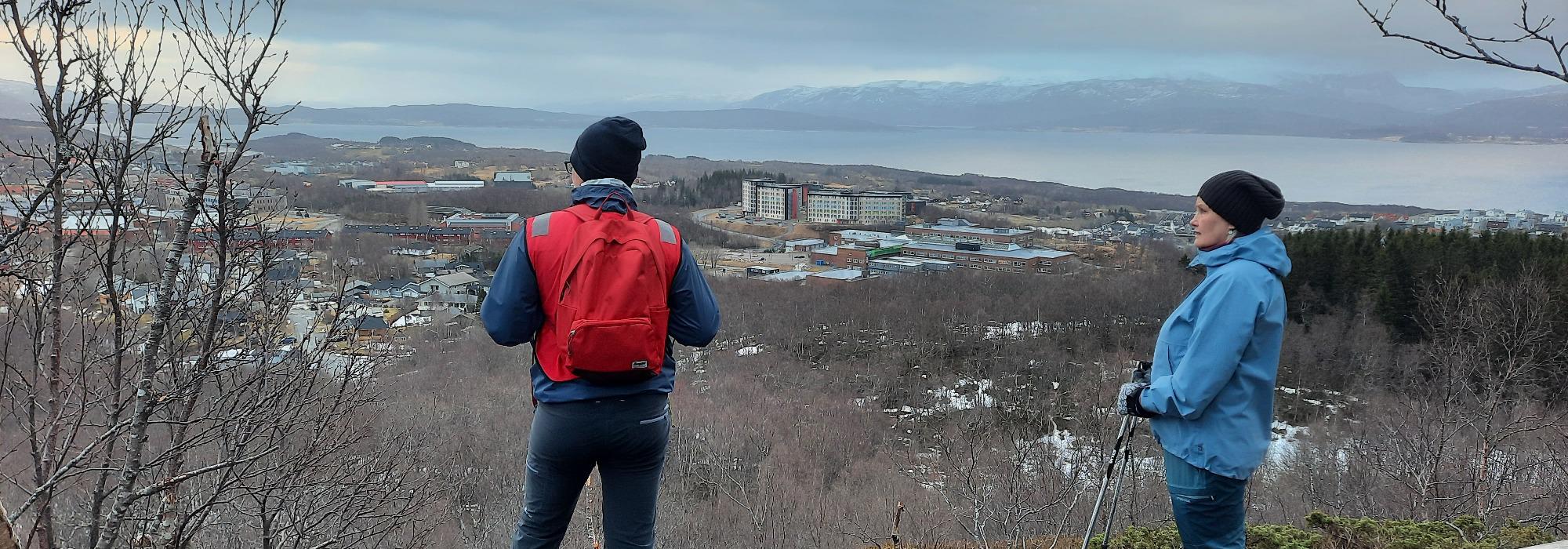 Bynær kveldstur fra Mørkvedhallen