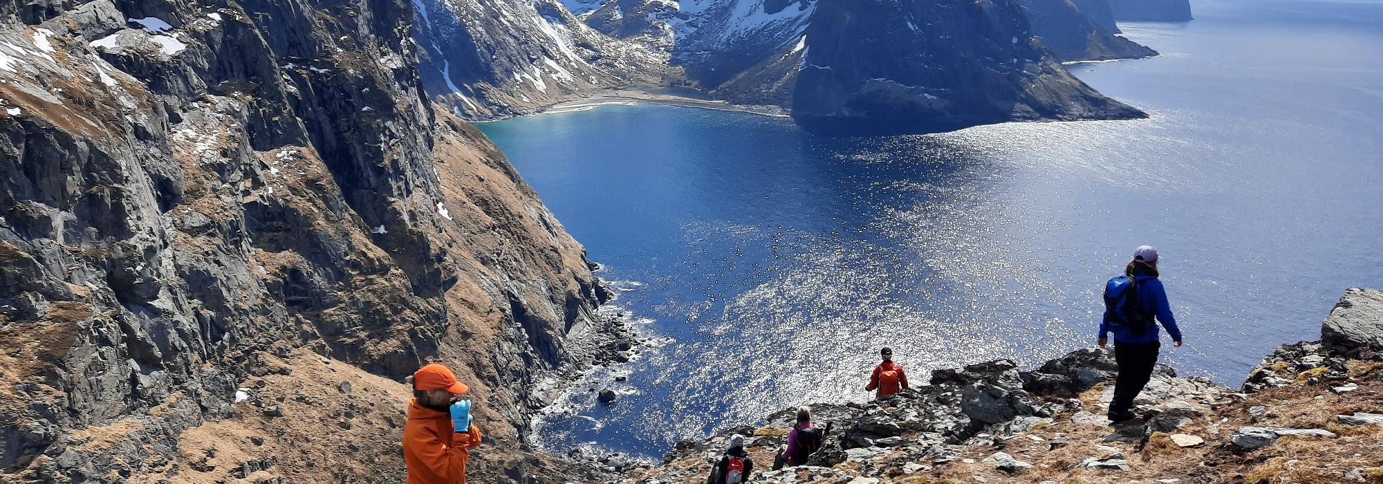 Tur til Fuglhuk (556 moh.) i Flakstad kommune
