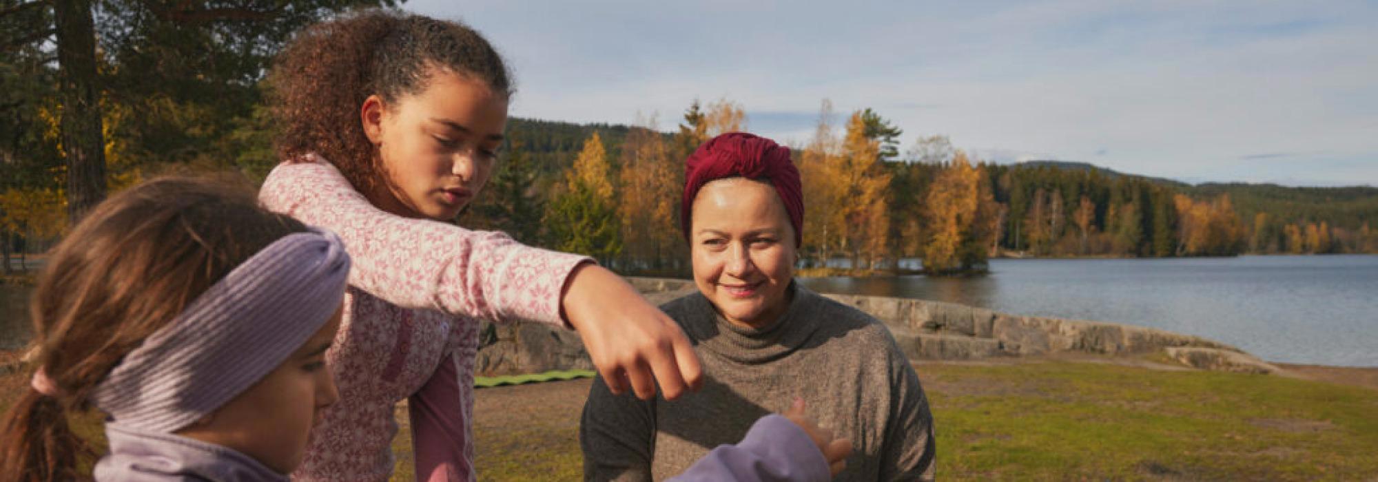 Eid-feiring ute ved Sognsvann