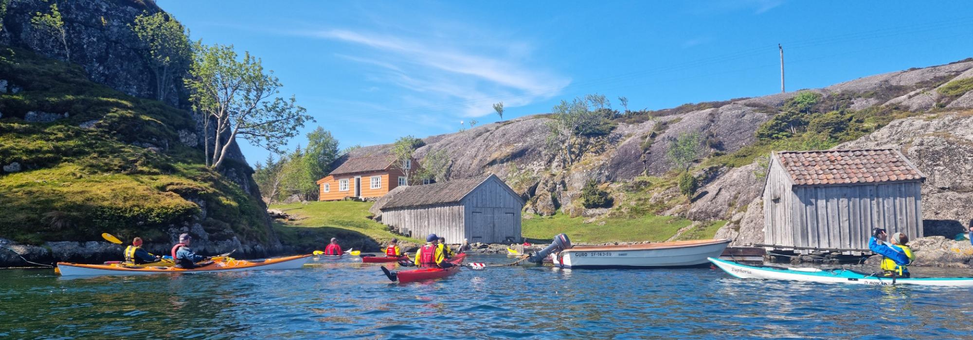 Kajakk- og kulturopplevelser i Solund, inkl. bonustur