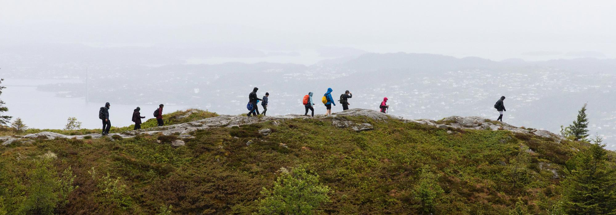 7-fjellsturen med språktreningsgruppen Til Topps