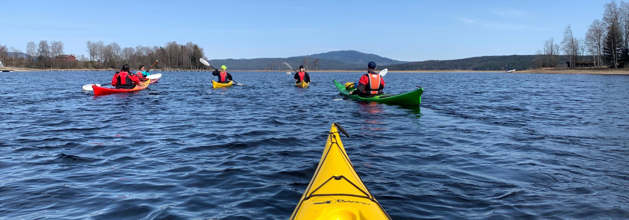 Kajakktur på Mjøsa/Vorma