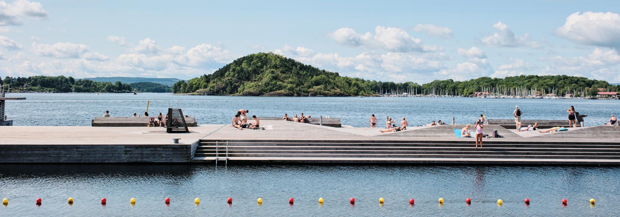 Oslo Fjordsvømming: Morgensvømmetur rundt Hovedøya