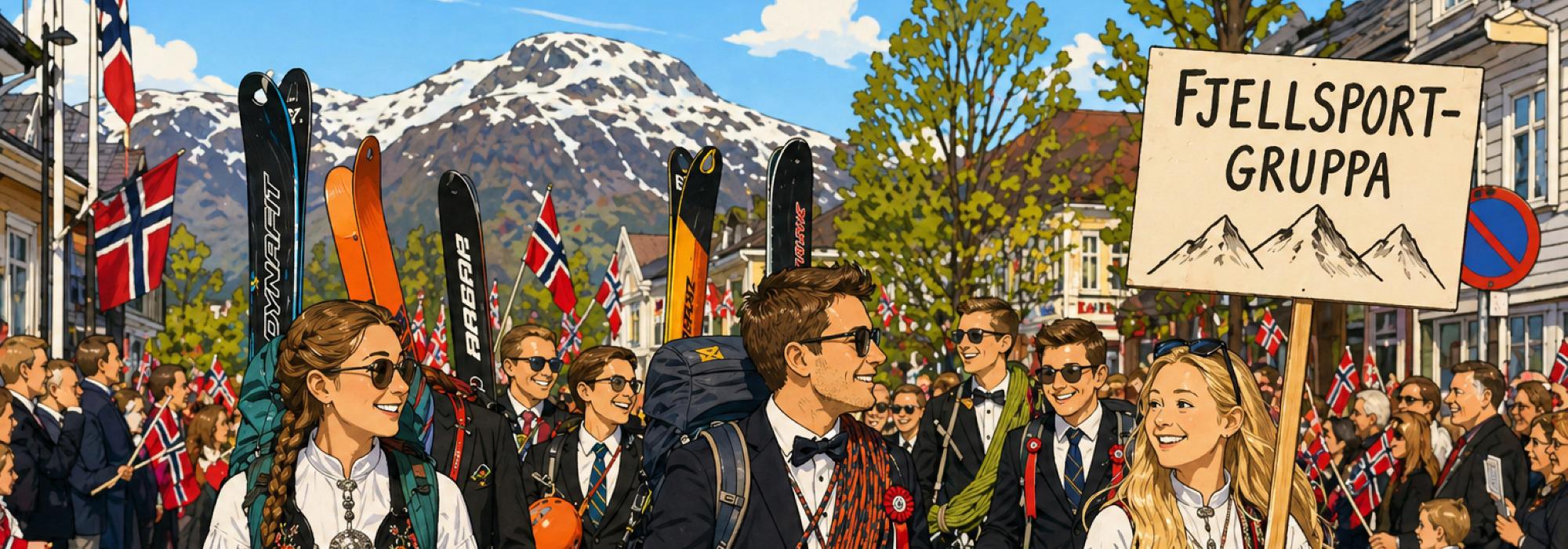 Bli med TT fjellsportgruppa (TTF) i Folketoget på 17. mai!