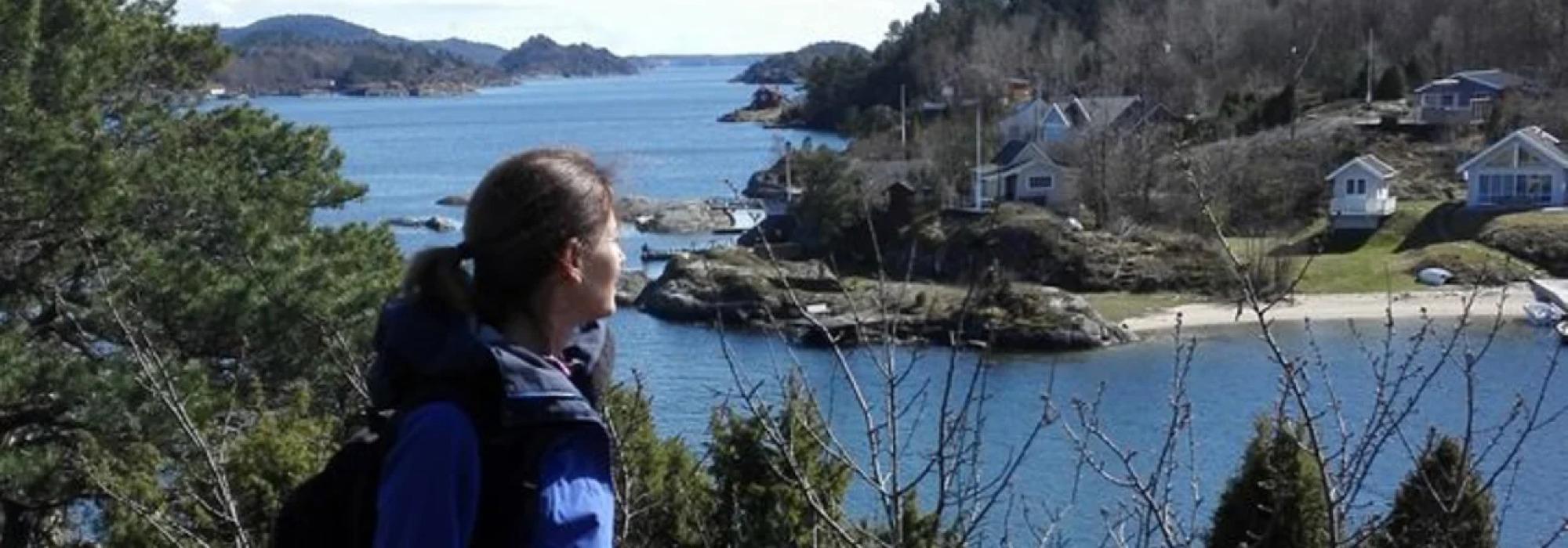 Sandøya fra øst til vest