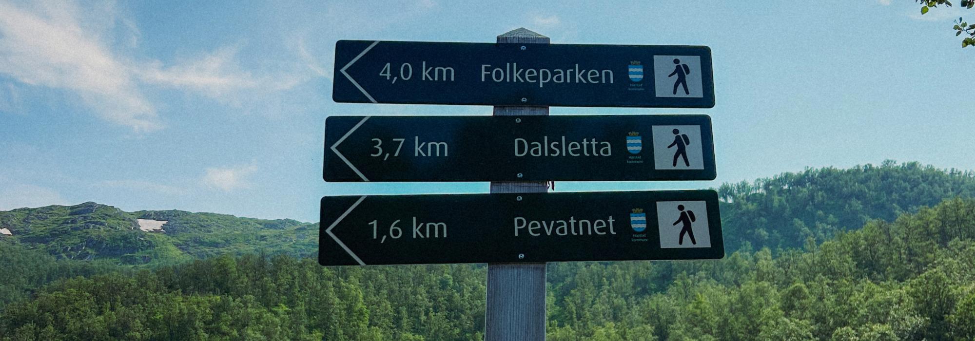Fjellvåken (kort løype - 3,6 km) Landsåshallen - Folkeparken