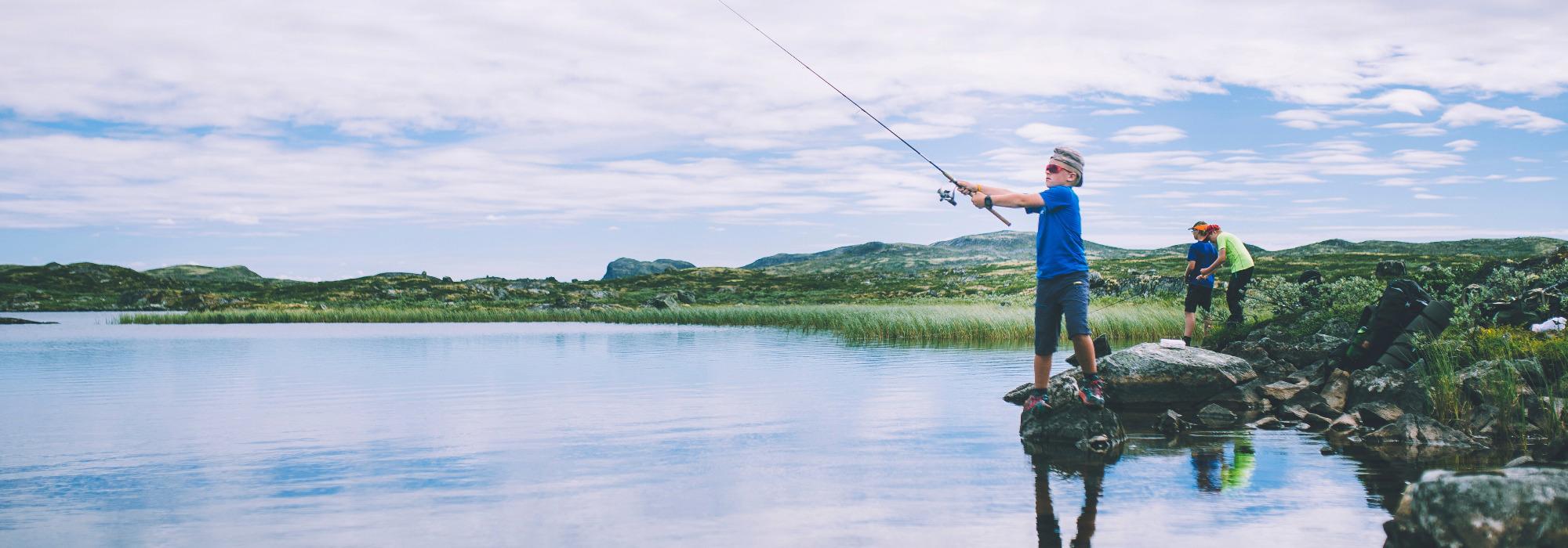 Fiskekonkurranse på Sognefjellet med Barnas Turlag Luster