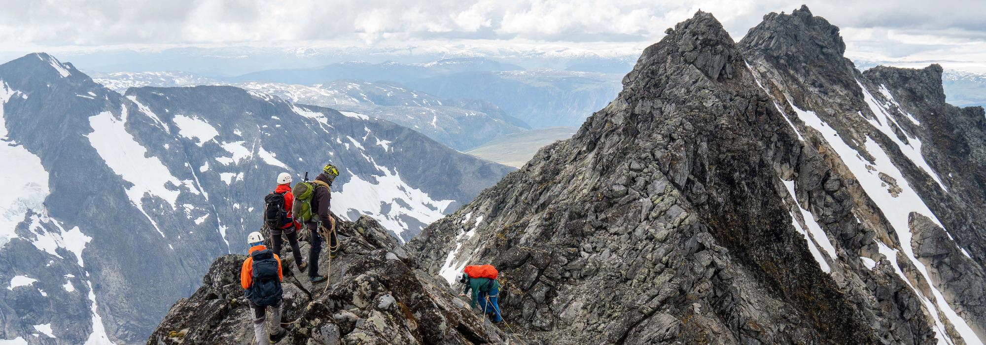 Klatresamling i Hurrungane med DNT fjellsport Bergen