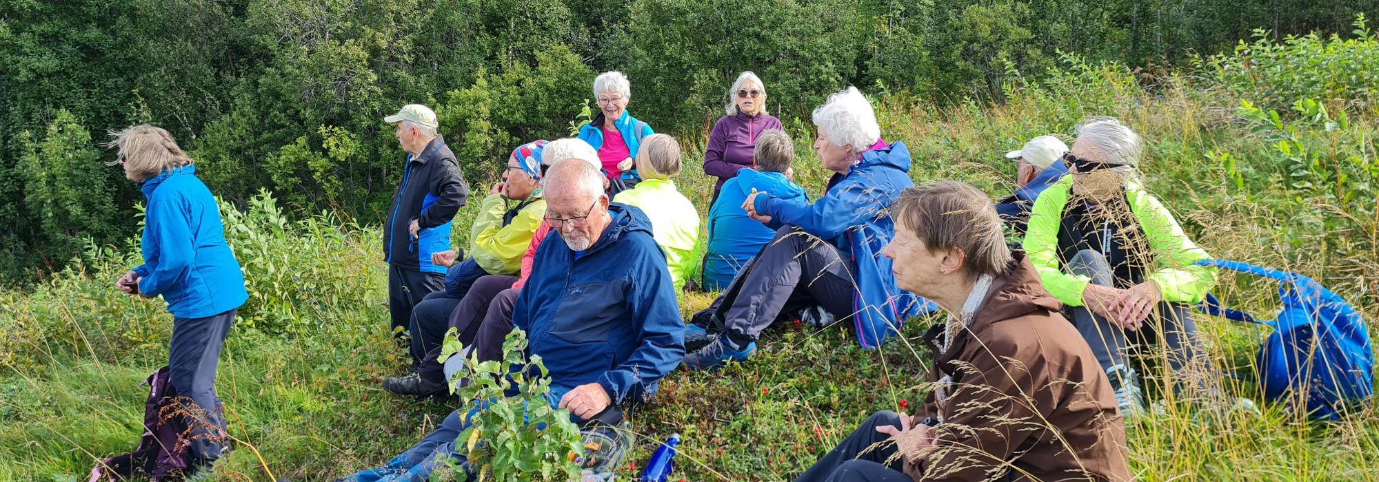 DNT Troms-senior Vågnes til Bakvatnet og Reinvatnet 11 august