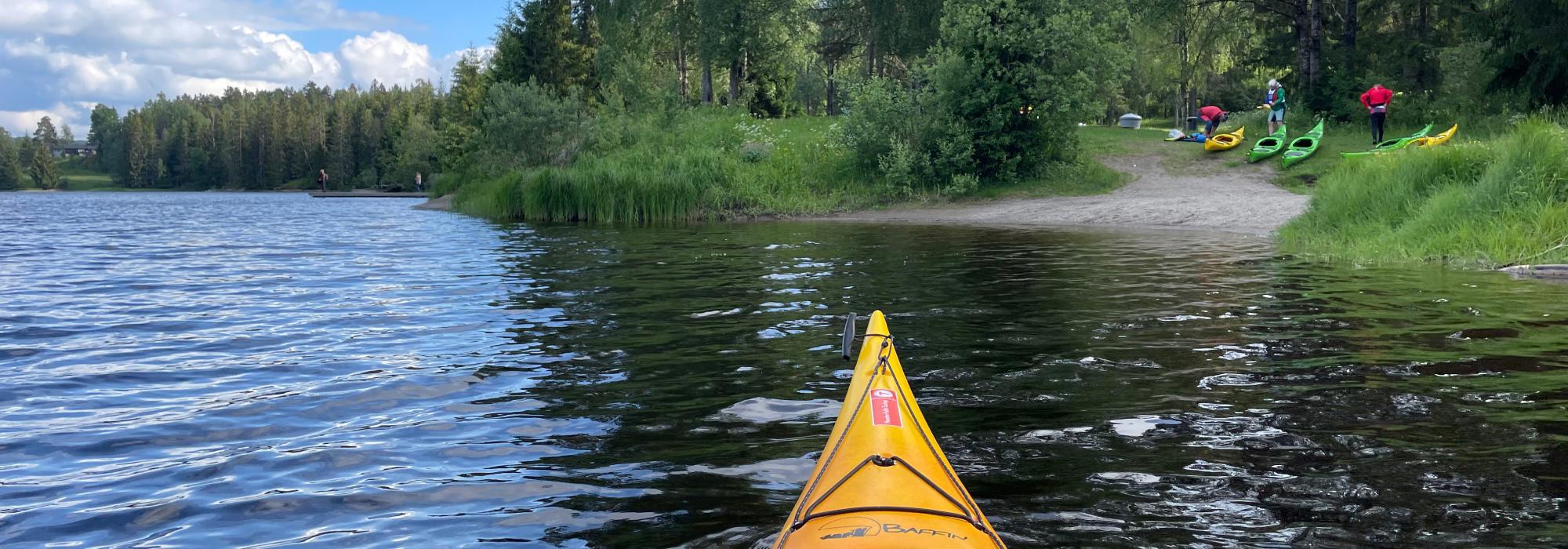 Padletur fra Gjersenga på Langen