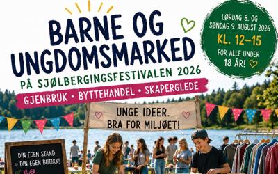 BARNE og UNGDOMS MARKED PÅ SJØLBERGINGS FESTIVALEN 2026