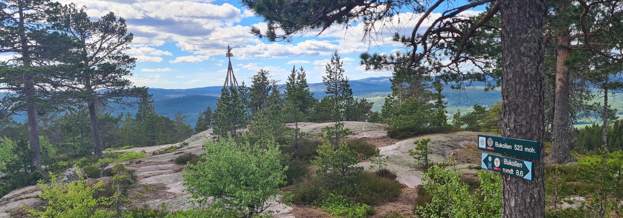 Søndagstur til Bukollen via Harasteinen med flott utsikt