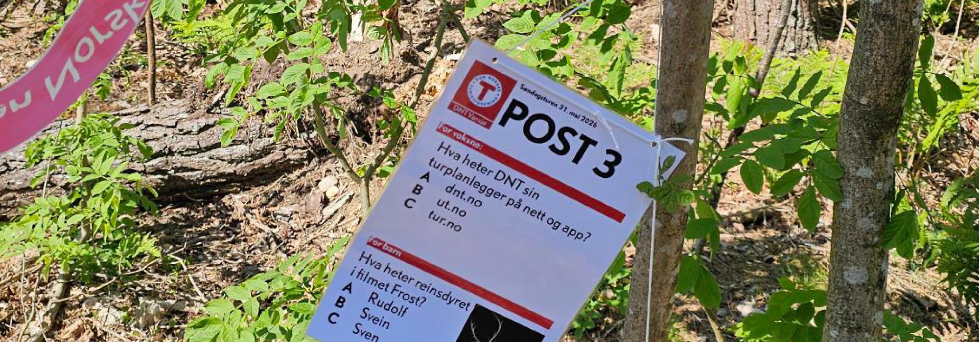 Søndagstur med quiz (med premiering)