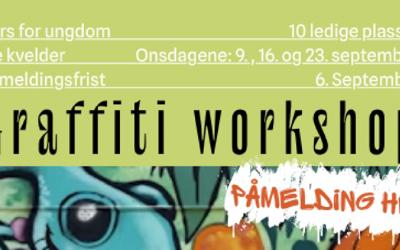 Graffiti Workshop med Håkon Rist, Qltura Fritidsklubb