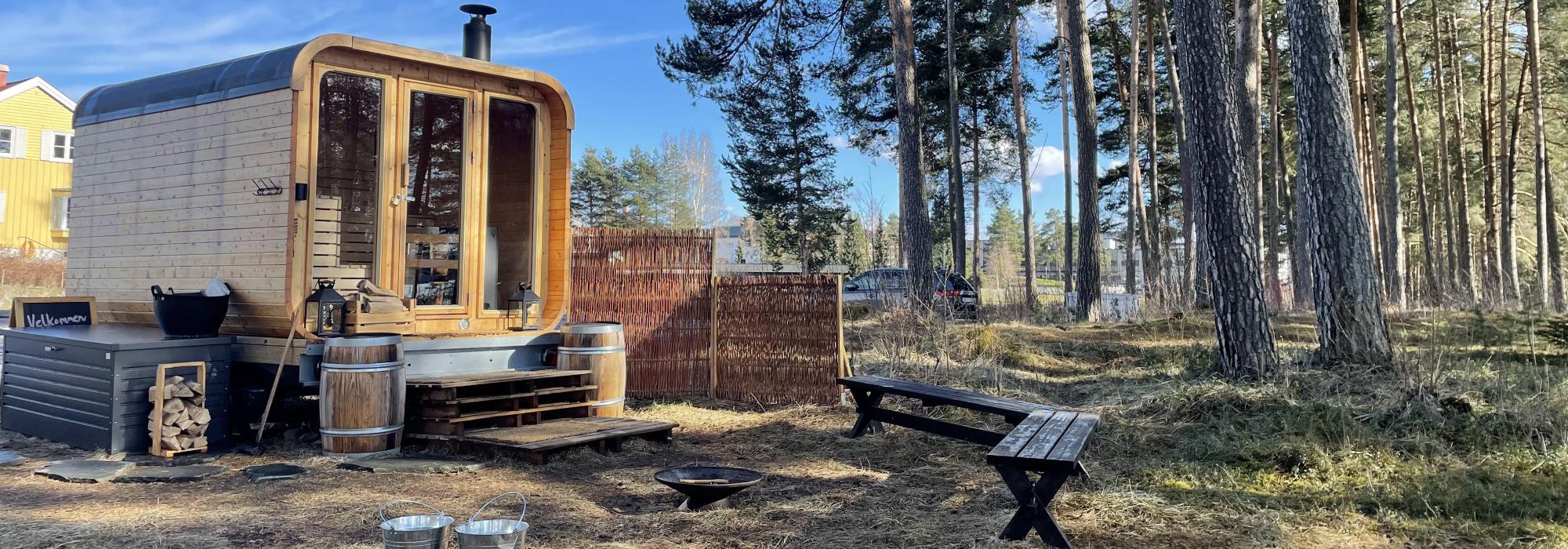 Løpetur, badstue og Mjøsbad