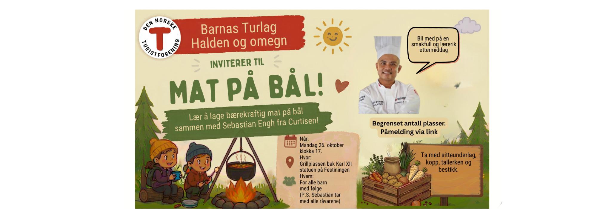 Barnas turlag - Mat på bål med Sebastian Engh fra Curtisen 