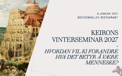 Keirons Vinterseminar: Hvordan vil KI forandre hva det betyr å være et menneske?