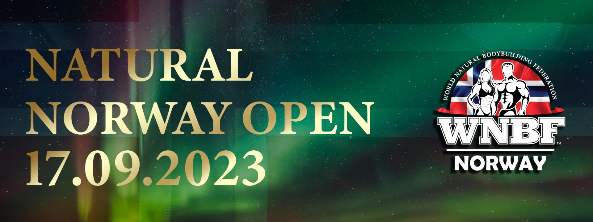 WNBF Norway - Registration Norway Natural Open Spring 2024
